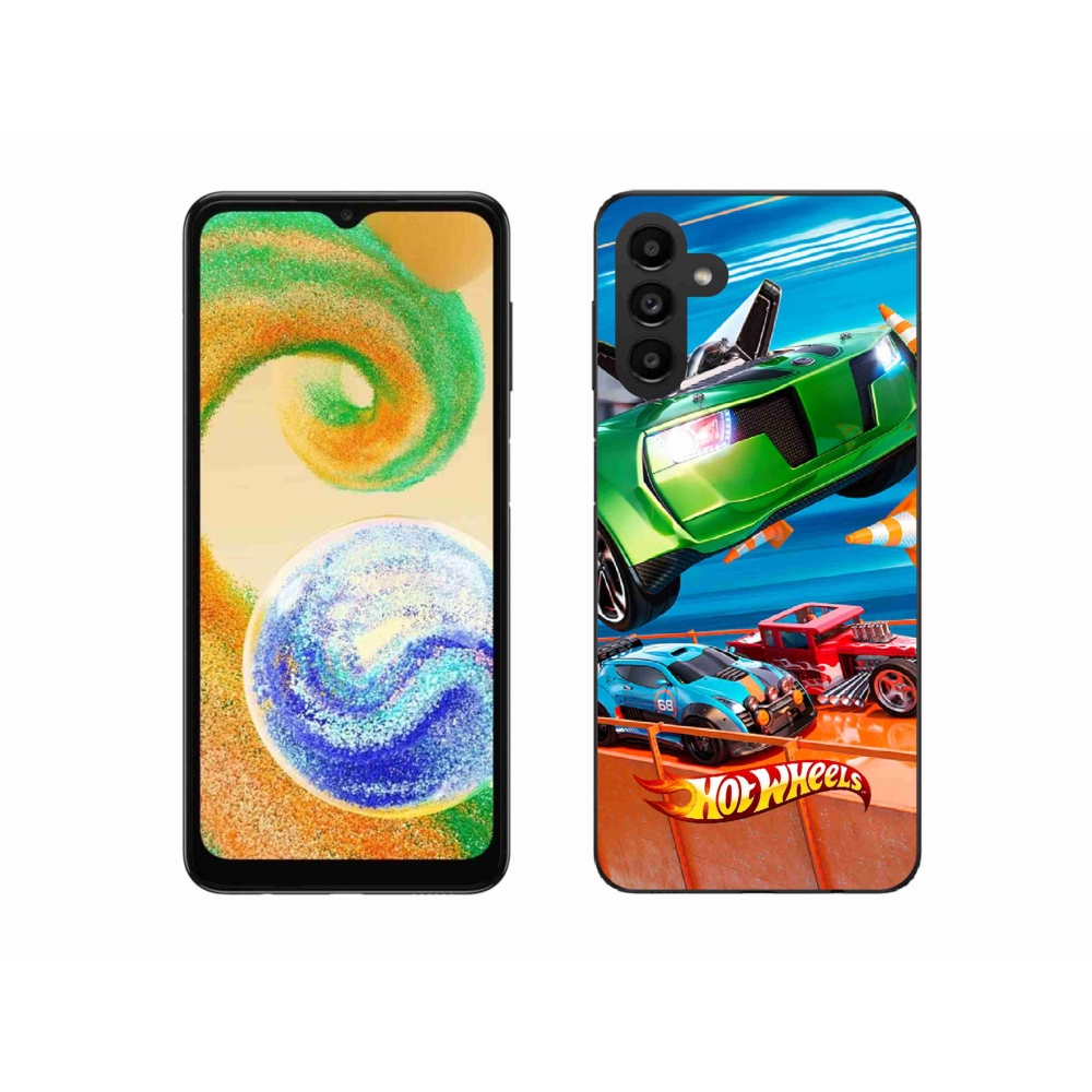 Gélový kryt mmCase na Samsung Galaxy A04s (164.7x76.7x9.1mm) - hot wheels 1