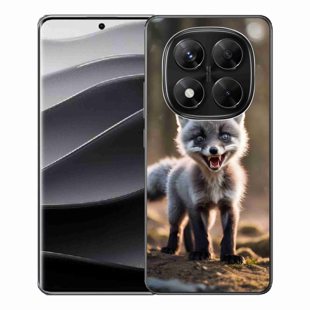 Gélový kryt mmCase na Xiaomi Redmi Note 14 Pro 5G/Poco X7 5G - rozzuřená líška