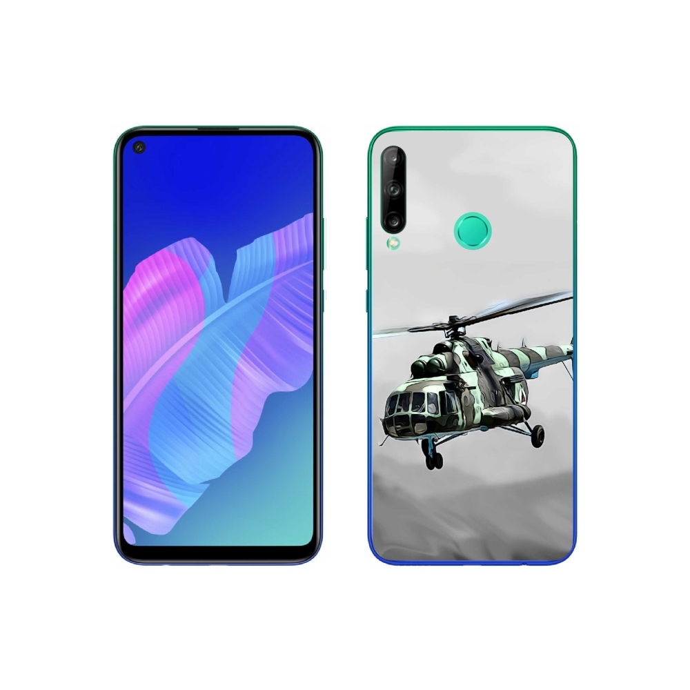 Gélový kryt mmCase na Huawei P40 Lite E - vojenský vrtuľník