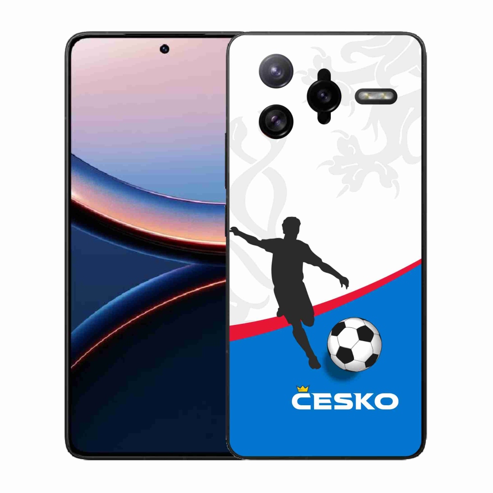 Gélový kryt mmCase na Xiaomi Poco F7 Ultra - futbal Česko 1