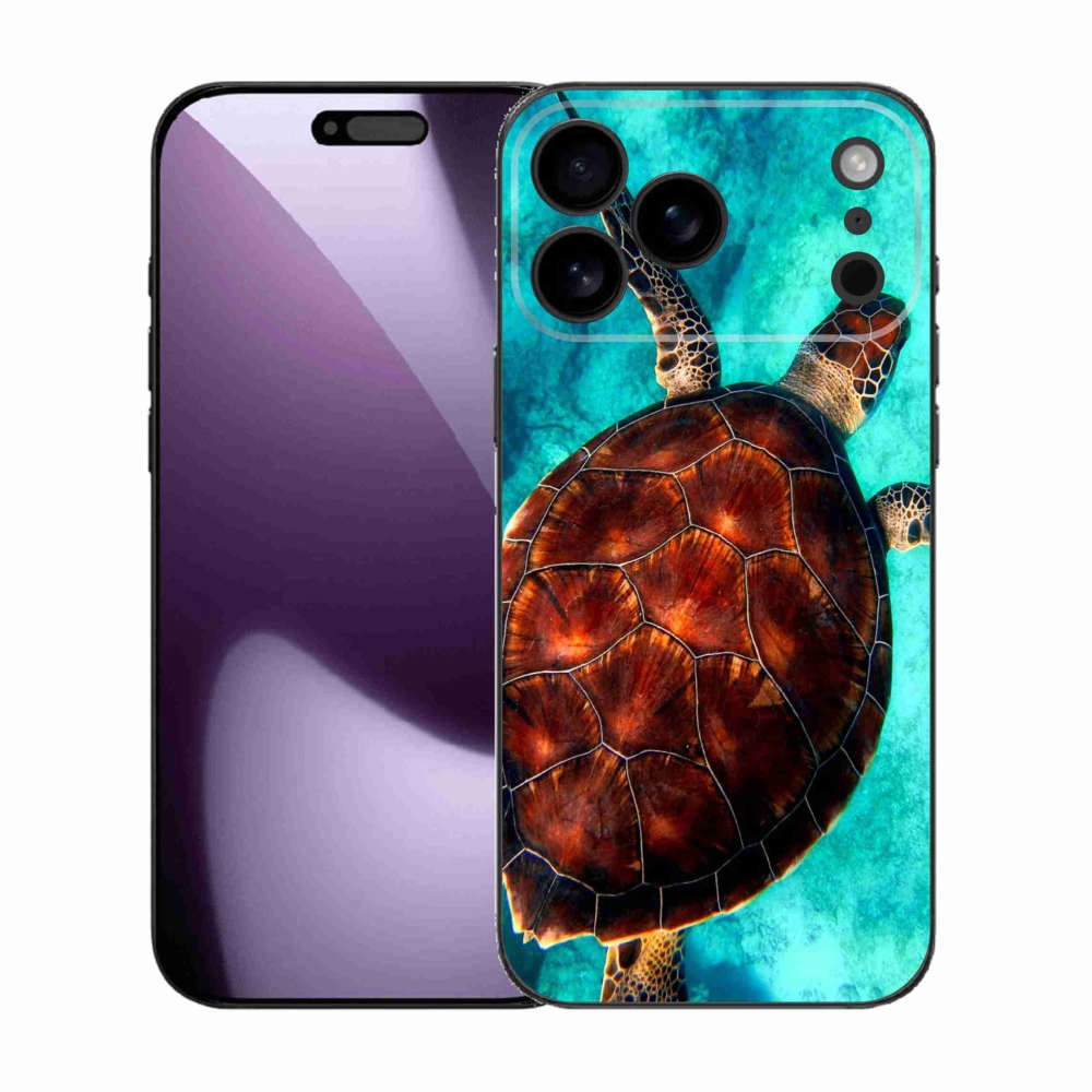 Gélový kryt mmCase na iPhone 17 Pro Max - korytnačka