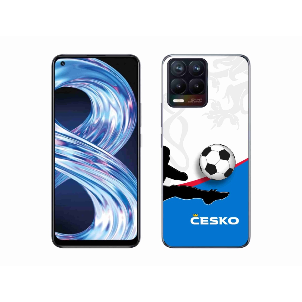 Gélový kryt mmCase na Realme 8 4G - futbal Česko 3