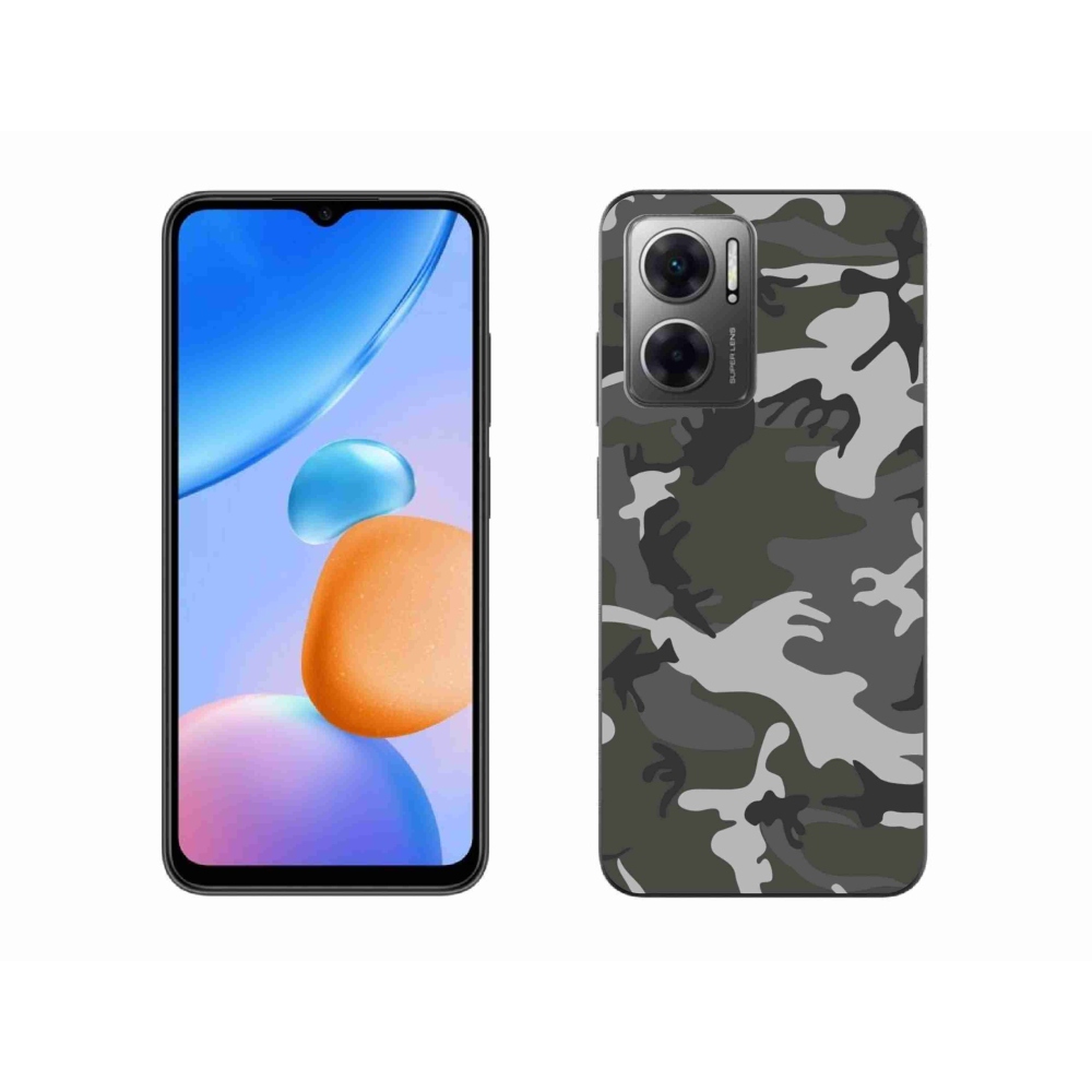 Gélový kryt mmCase na Xiaomi Redmi 10 5G - maskáčový vzor