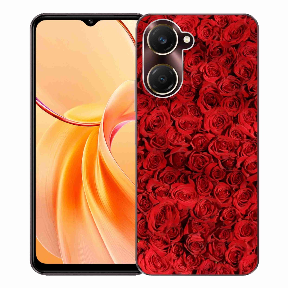 Gélový kryt mmCase na Vivo Y28s 5G - ruža