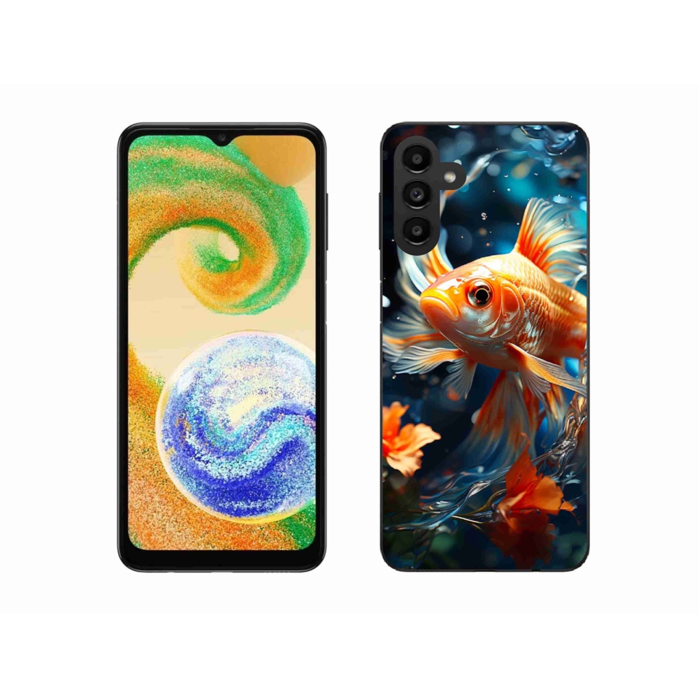 Gélový kryt mmCase na Samsung Galaxy A04s (164.7x76.7x9.1mm) - rybka