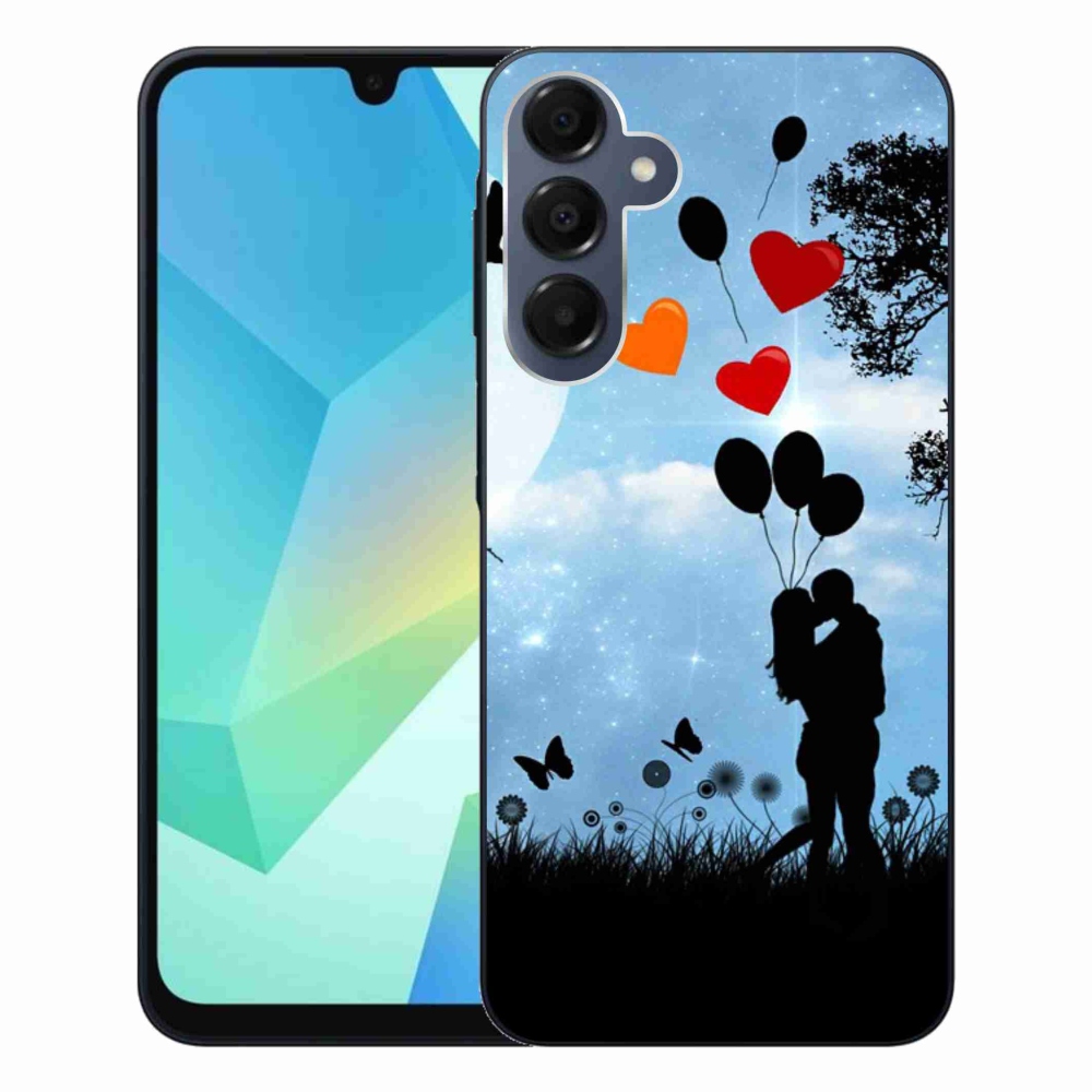 Gélový obal mmCase na Samsung Galaxy A16 4G/5G - zamilovaný pár