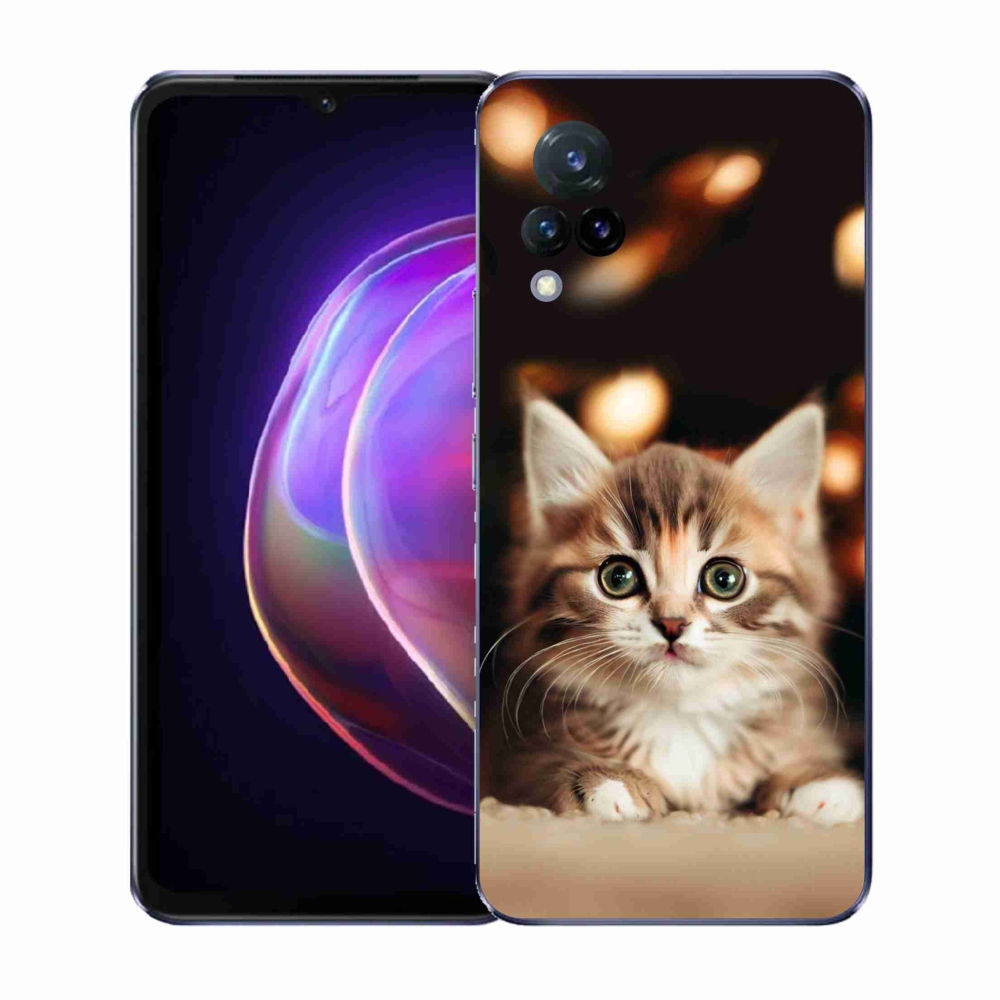 Gélový kryt mmCase na Vivo V21 4G/5G - roztomilé mačiatko 2