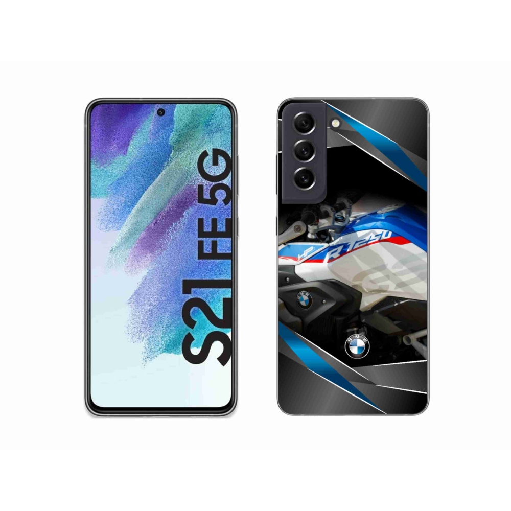 Gélový kryt mmCase na Samsung Galaxy S21 FE 5G - motorka bmw 1