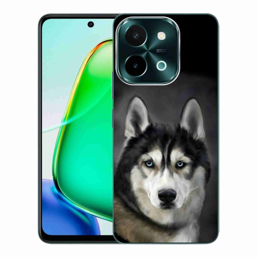 Gélový obal mmCase na Vivo Y28 - husky