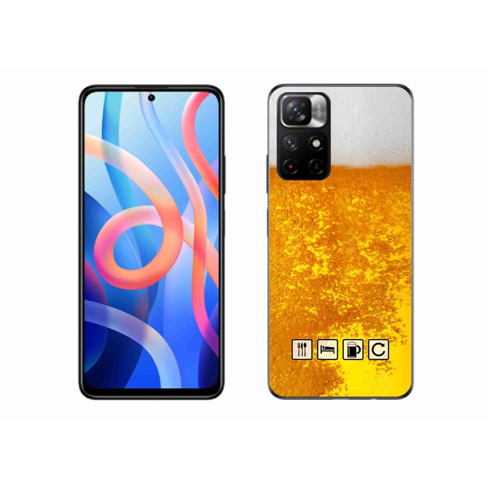 Gélový kryt mmCase na Xiaomi Poco M4 Pro 5G - pivný motív 3