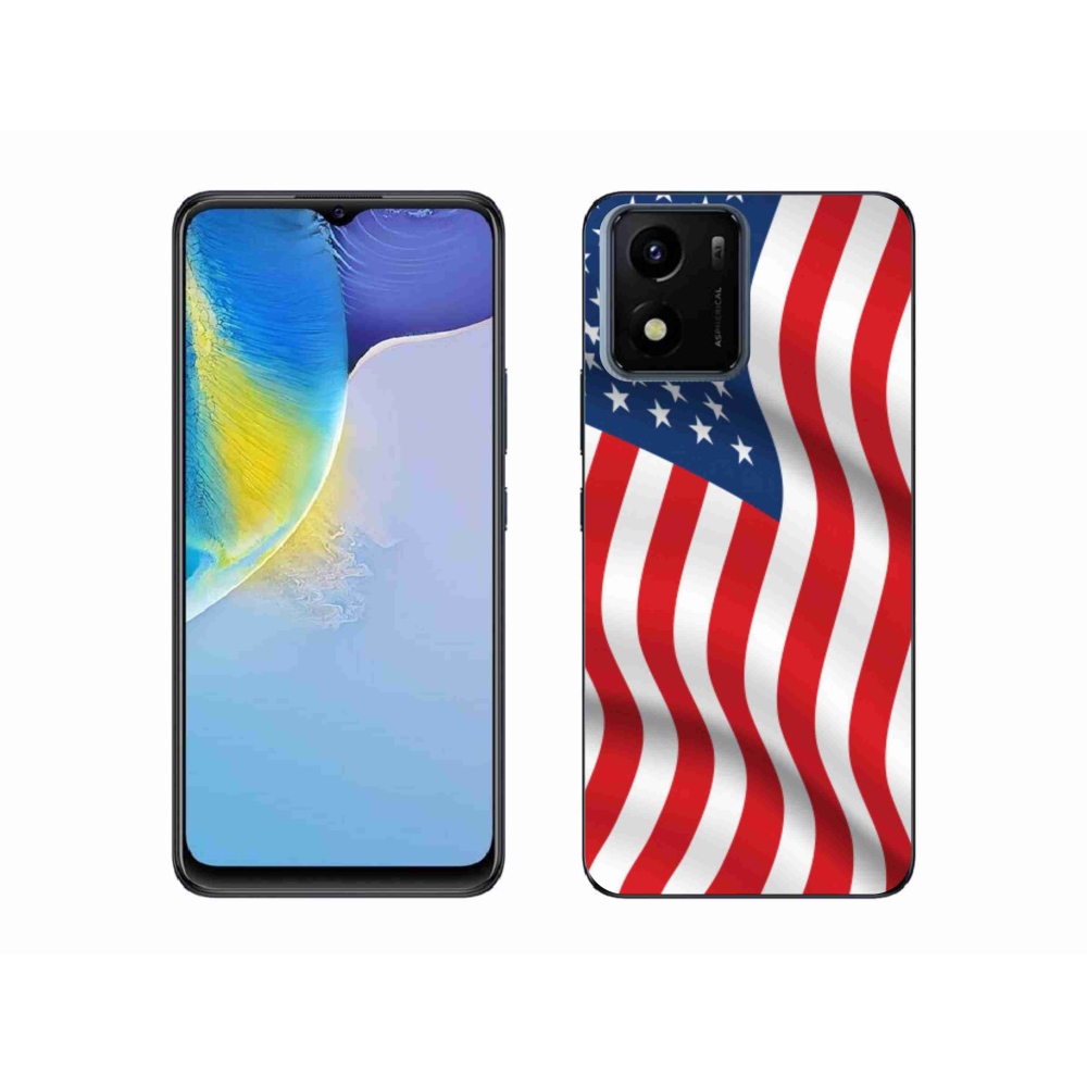 Gélový kryt mmCase na mobil Vivo Y01 - USA vlajka