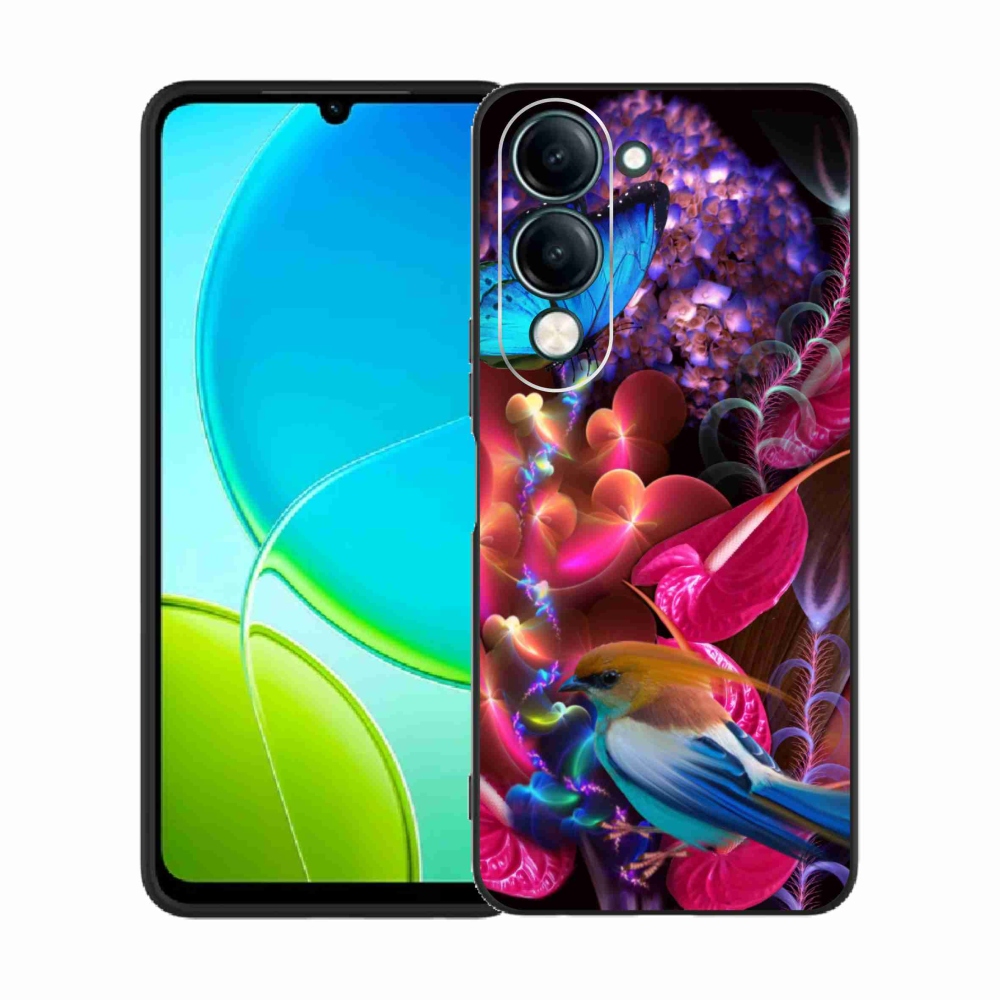 Gélový kryt mmCase na Vivo Y29s 5G - farebné kvety