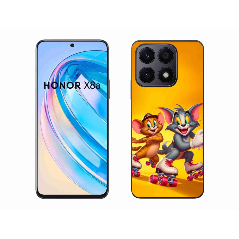 Gélový kryt mmCase na Honor X8a - tom a jerry