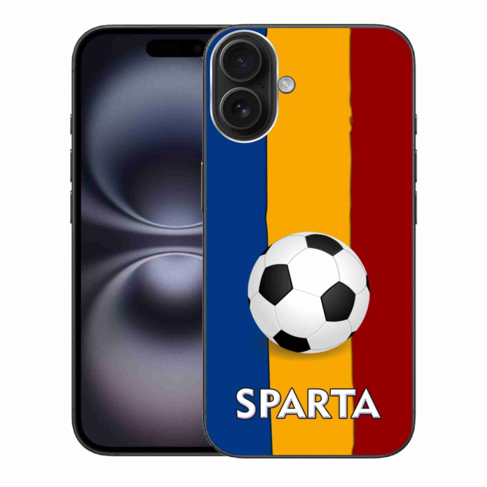 Gélový kryt mmCase na iPhone 16 Plus - futbal 1