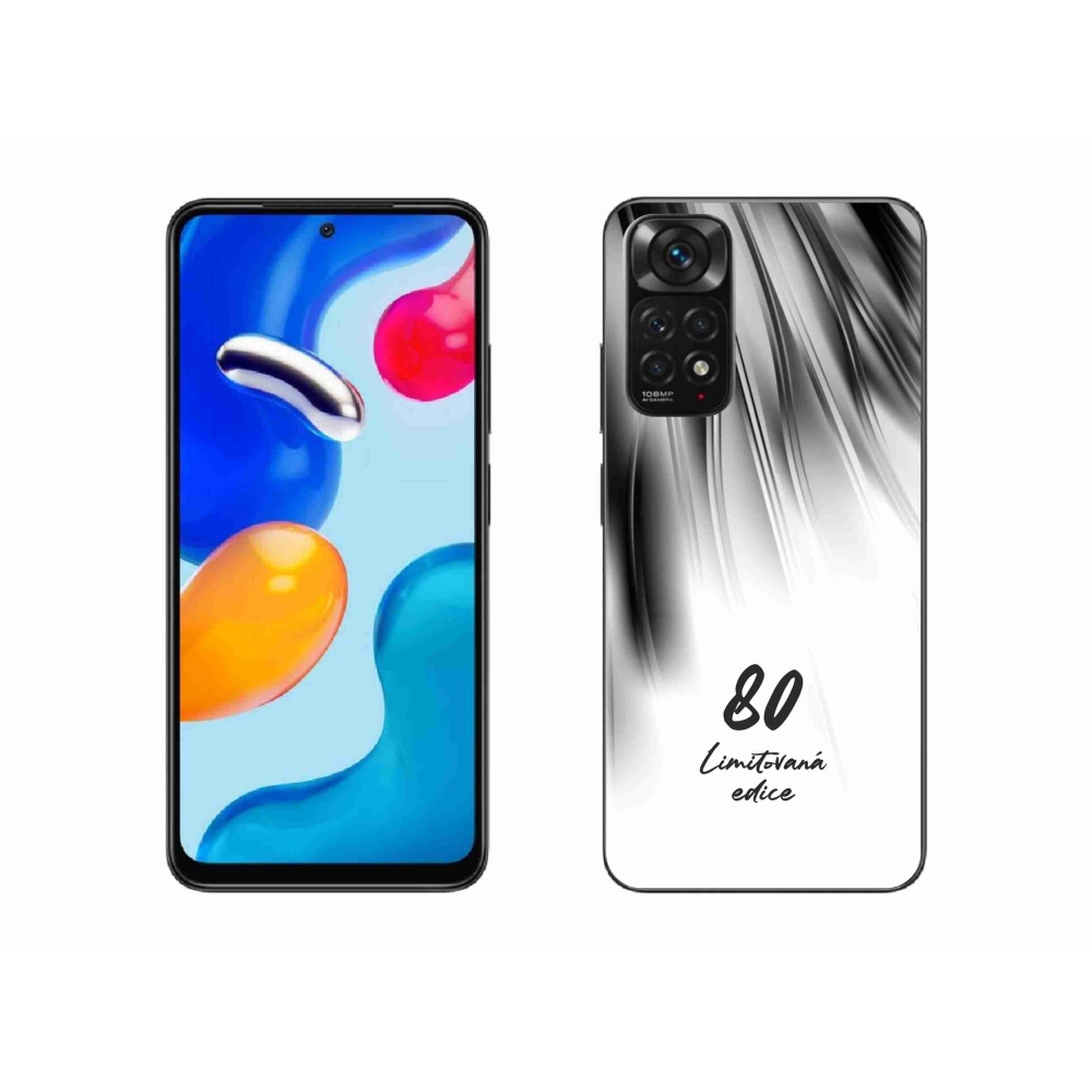 Gélový kryt mmCase na Xiaomi Redmi Note 11S 4G - 80 limitovaná edícia biele pozadie