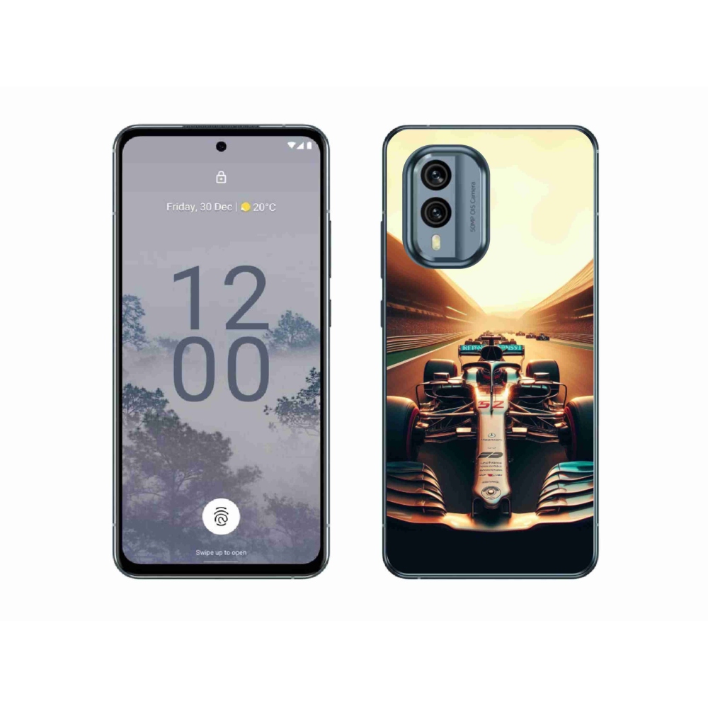 Gélový kryt mmCase na Nokia X30 5G - formula 1