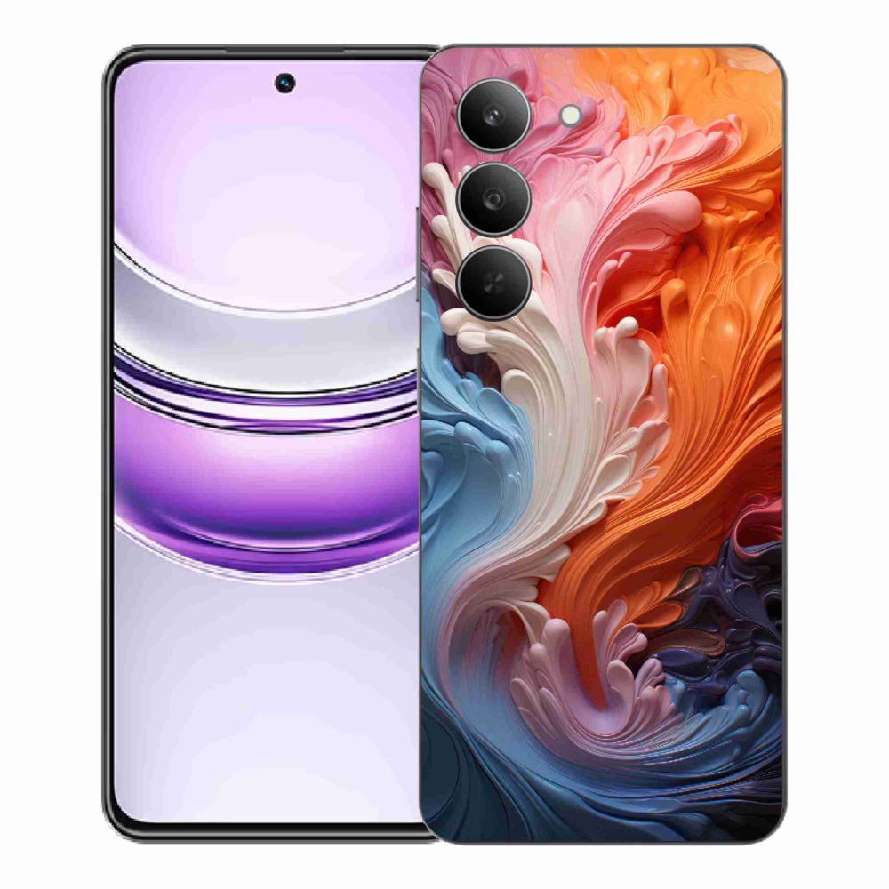 Gélový kryt mmCase na Realme 14x 5G - abstraktný motív 8