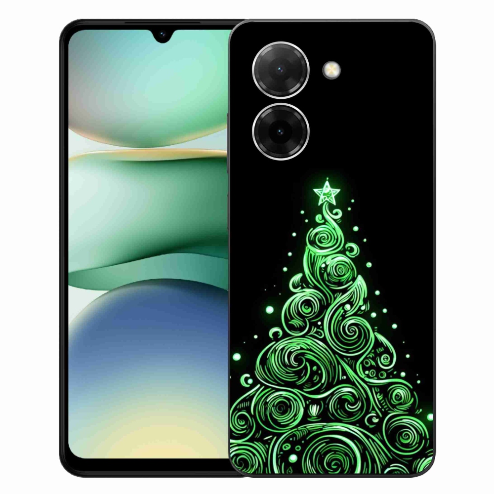 Gélový kryt mmCase na Xiaomi Redmi A5 - neónový vianočný stromček 3