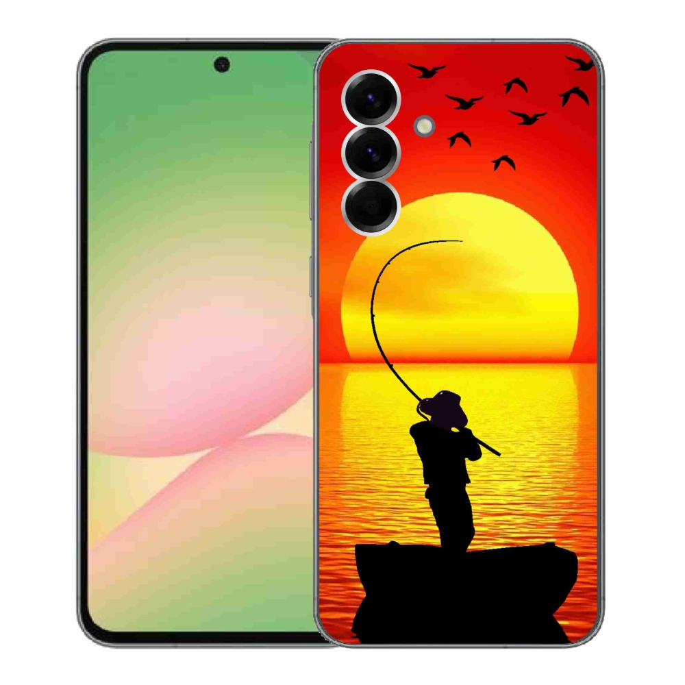 Gélový kryt mmCase na Samsung Galaxy A56 5G - rybárčenie