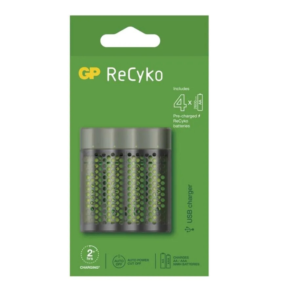 Nabíjačka batérií GP Speed ​​M451 + 4× AA ReCyko 2700