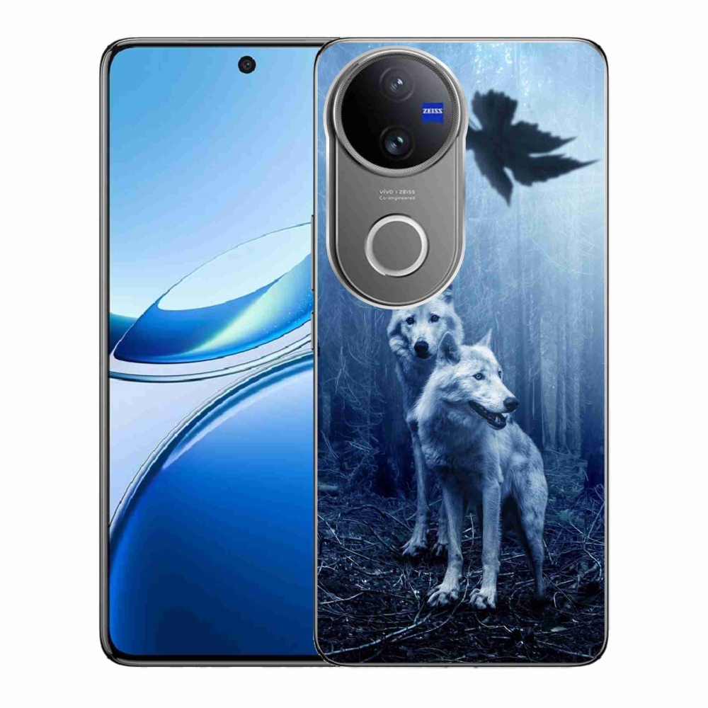 Gélový kryt mmCase na Vivo V50 5G - vlci v lese