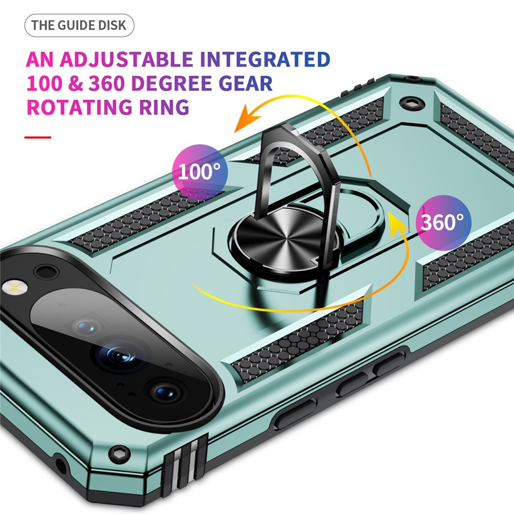 Ring odolný kryt na Google Pixel 10 Pro/Pixel 10 - zelený