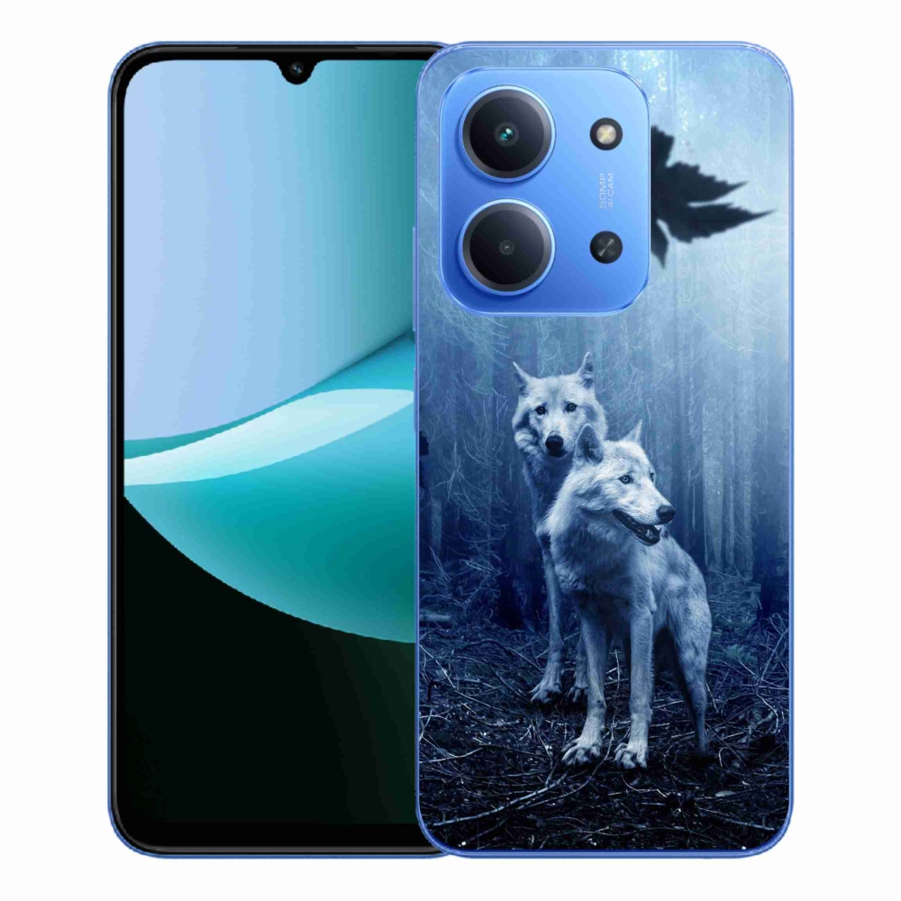 Gélový kryt mmCase na Xiaomi Redmi 15C 4G/5G (173mm) - vlci v lese