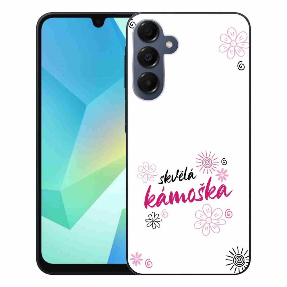 Gélový kryt mmCase na Samsung Galaxy A16 4G/5G - skvelá kamoška biele pozadie