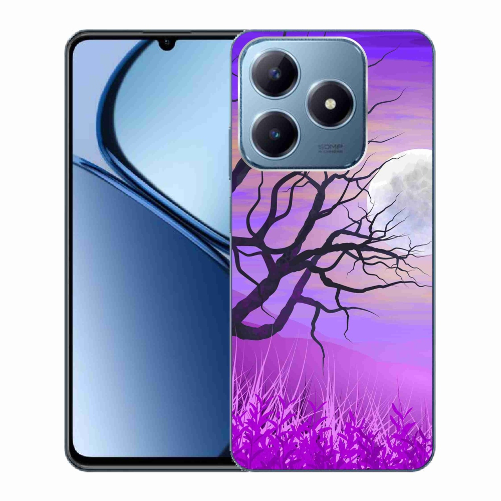 Gélový obal mmCase na Realme C63 - kreslený opadaný strom