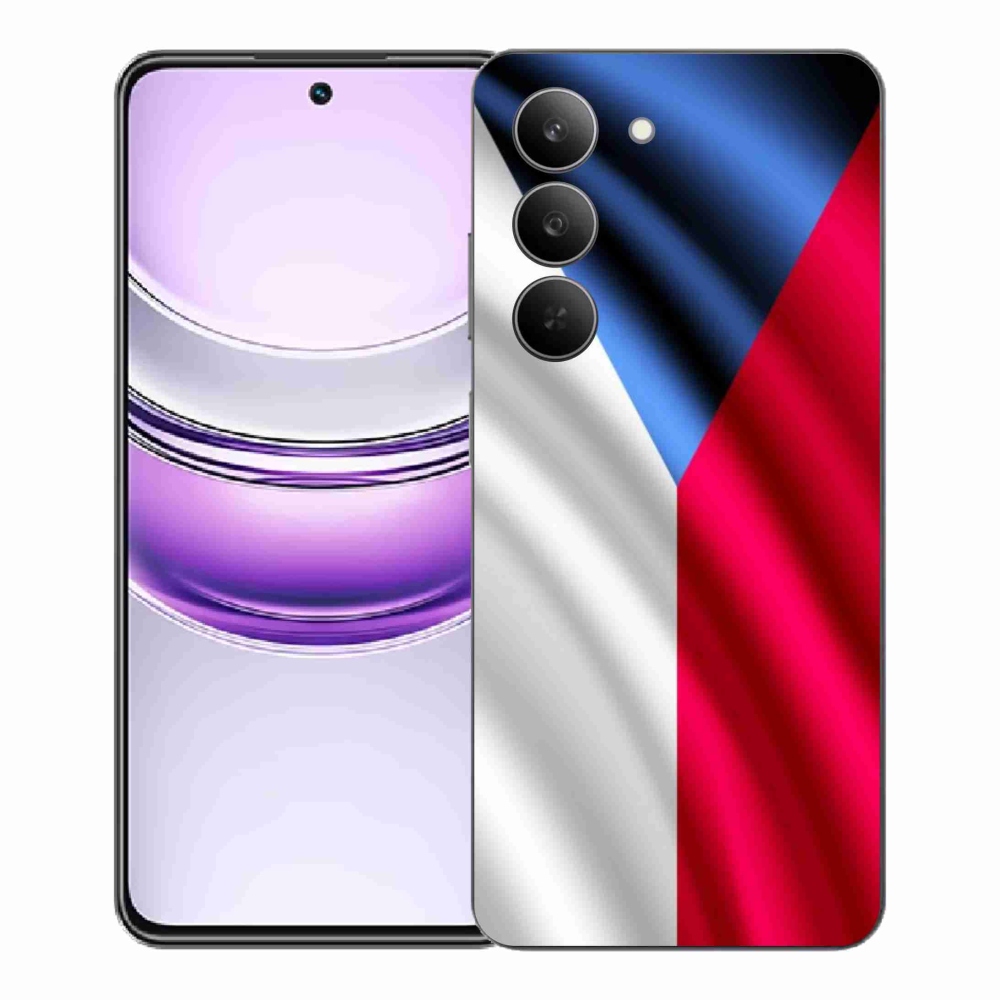 Gélový kryt mmCase na Realme 14x 5G - česká vlajka