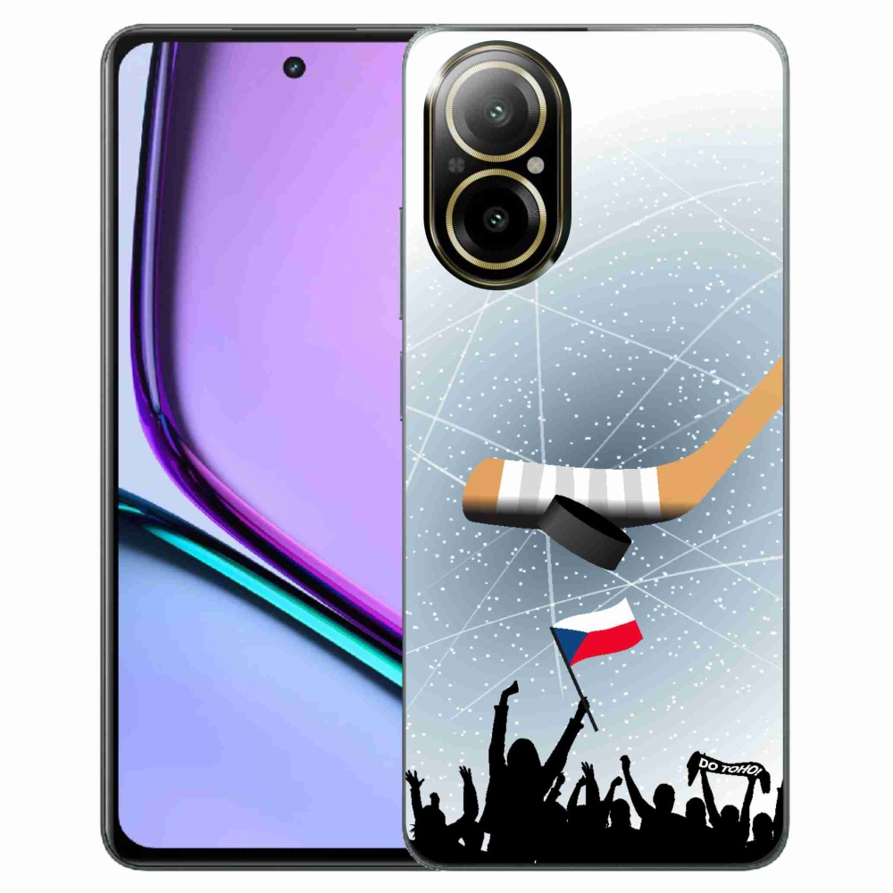 Gélový kryt mmCase na Realme C67 - fanúšikovia hokeja