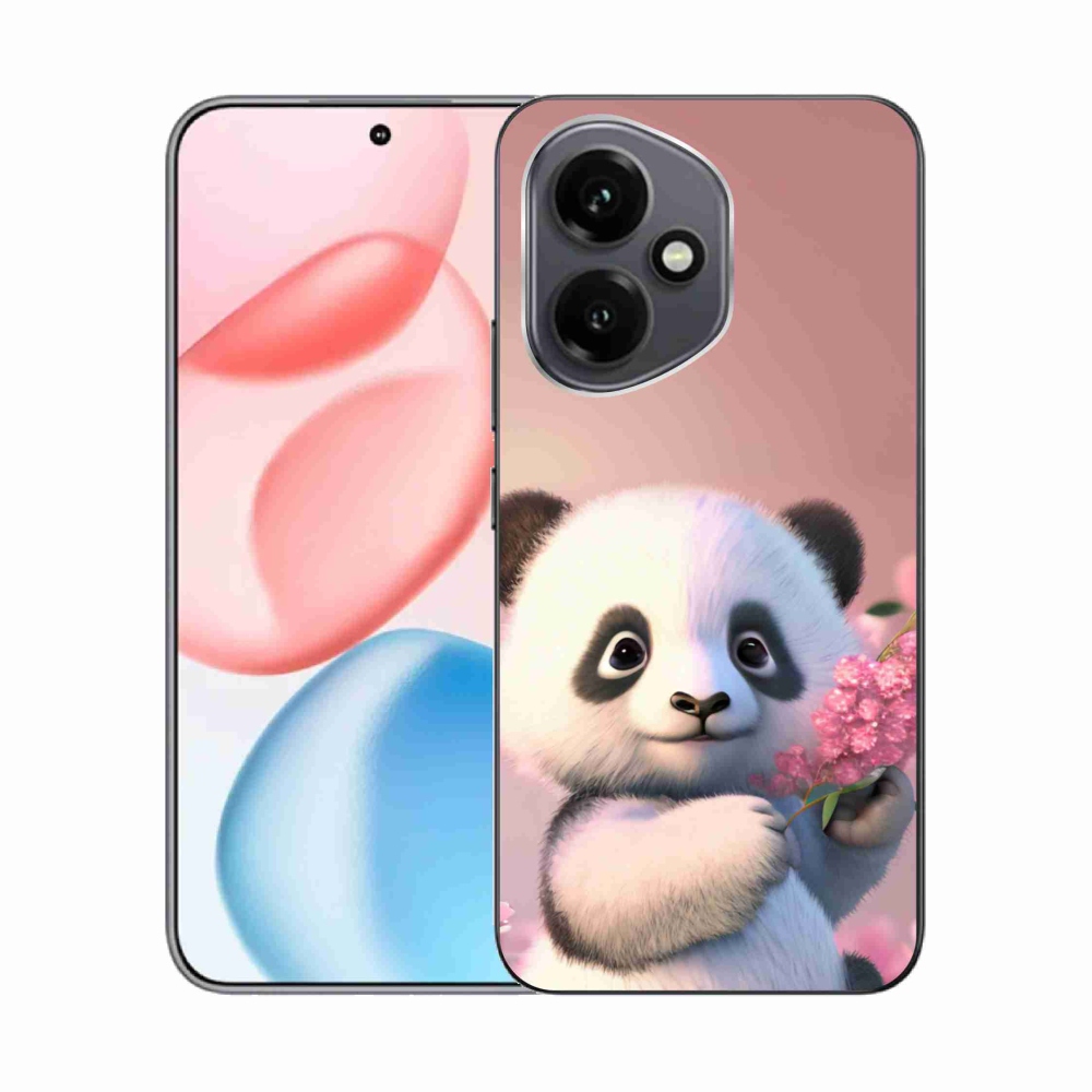 Gélový kryt mmCase na Honor 400 - roztomilá panda