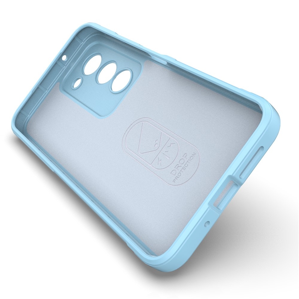 Rugg odolný gélový obal na Xiaomi Redmi 15 4G (171mm) - svetlomodrý