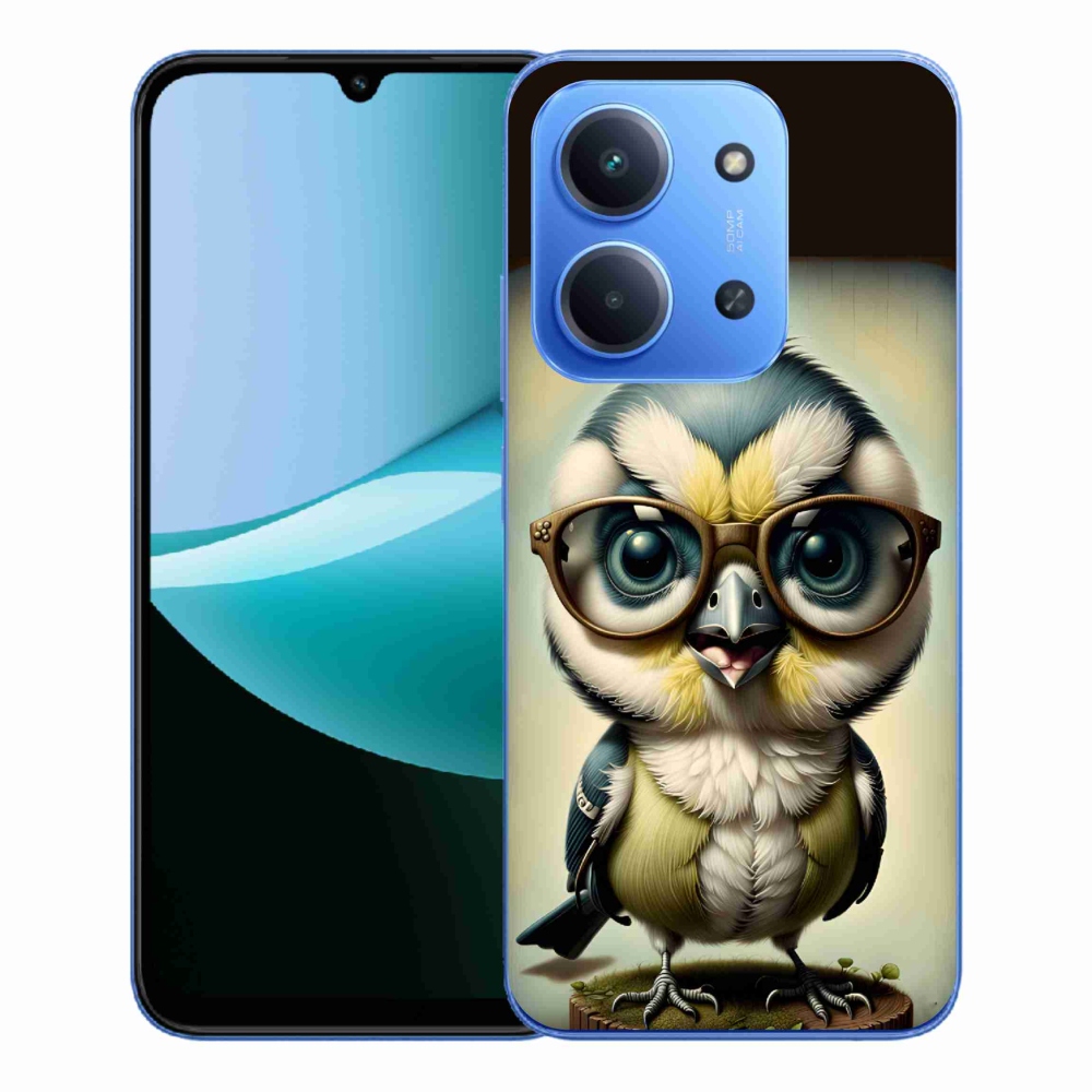 Gélový kryt mmCase na Xiaomi Redmi 15C 4G/5G (173mm) - mláďa s okuliarmi