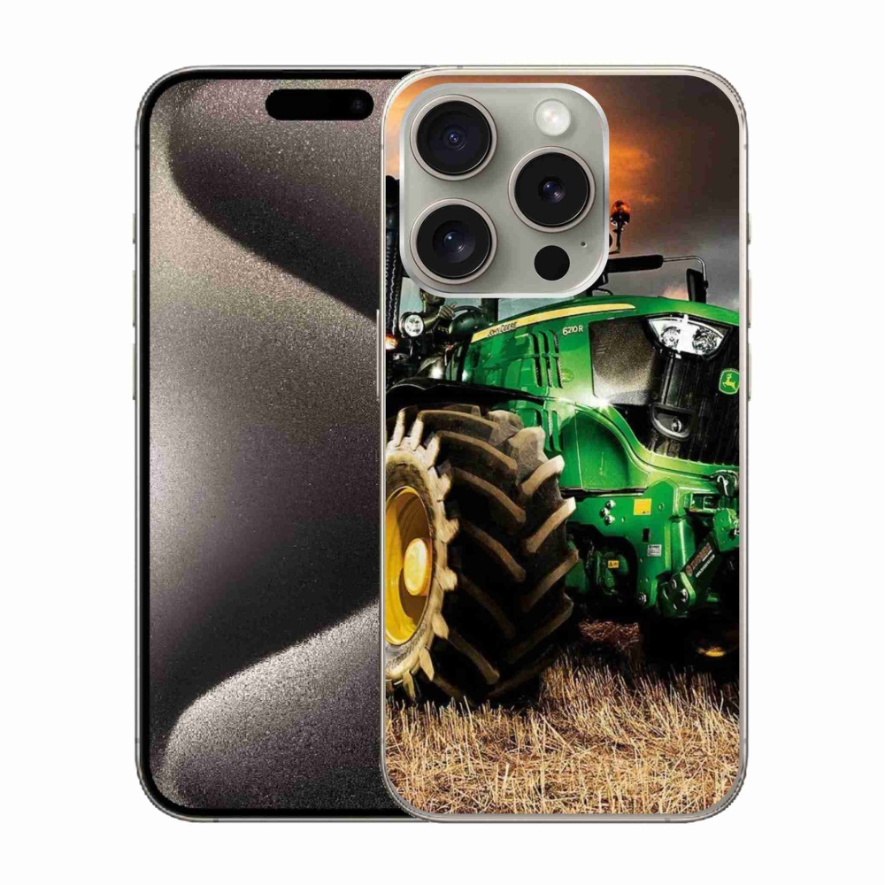 Gélový kryt mmCase na iPhone 15 Pro - traktor