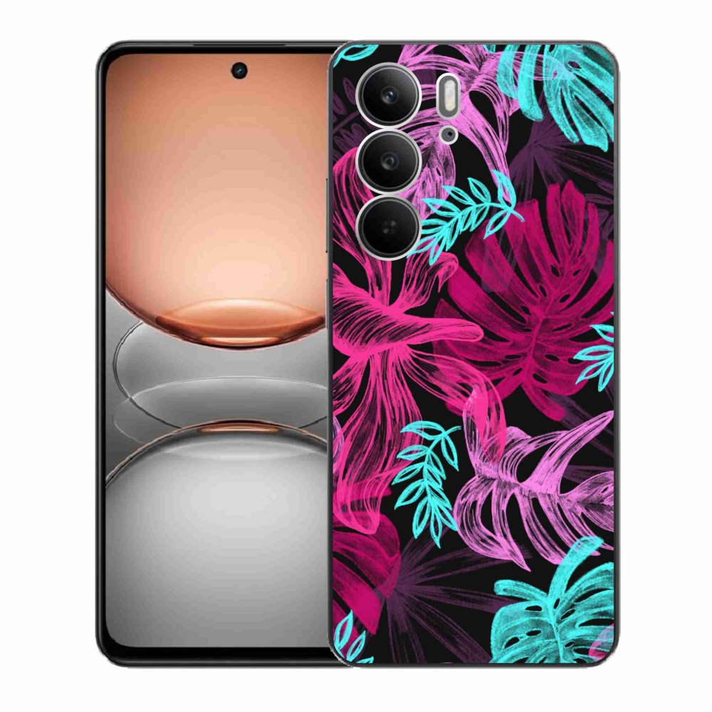 Gélový kryt mmCase na Realme C75 - kvety 1