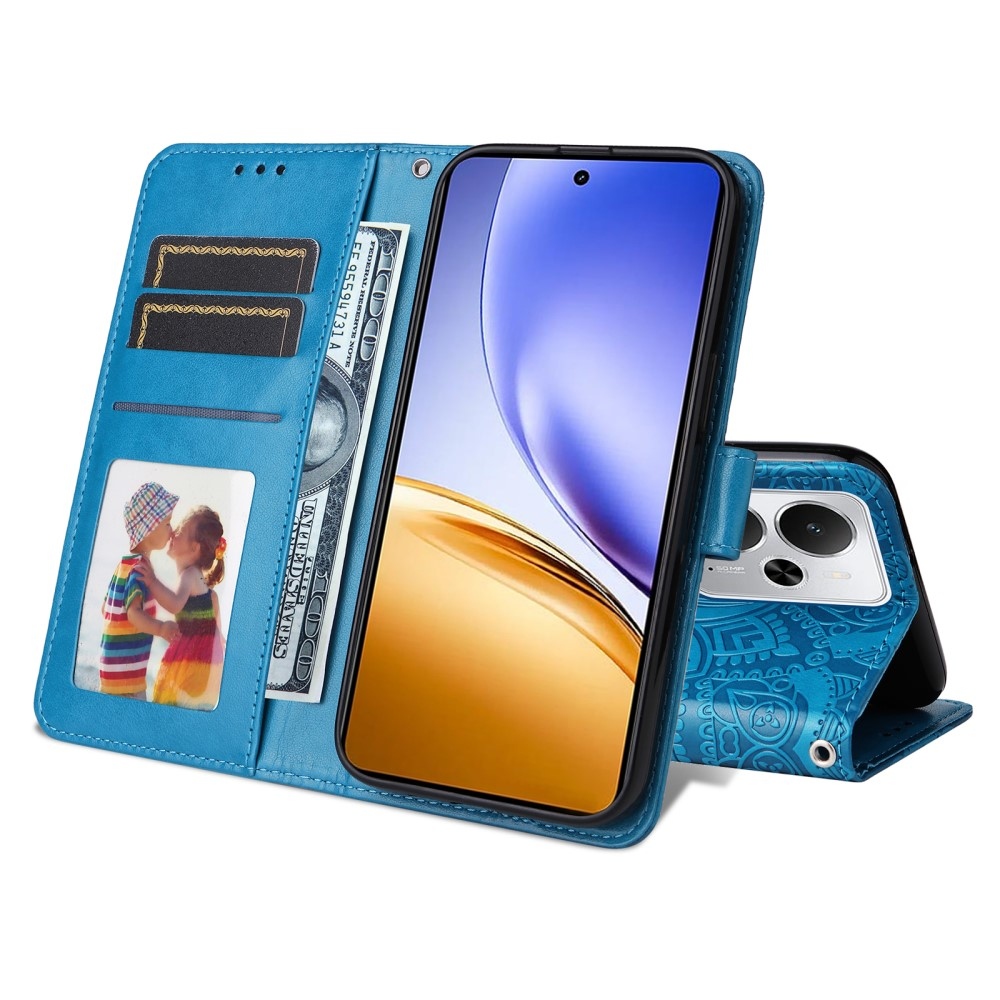 Sunflower knižkové puzdro na Realme 14 5G - modré