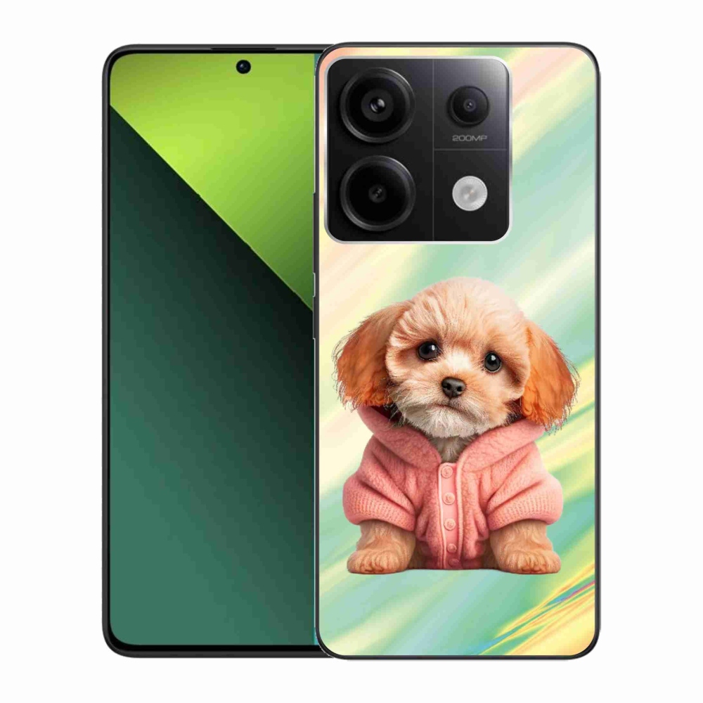 Gélový kryt mmCase na Xiaomi Redmi Note 13 Pro 5G/Poco X6 5G - šteňa vo svetri