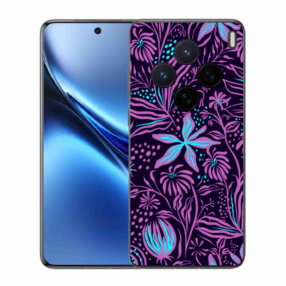 Gélový kryt mmCase na Vivo X200 5G - kvety 2
