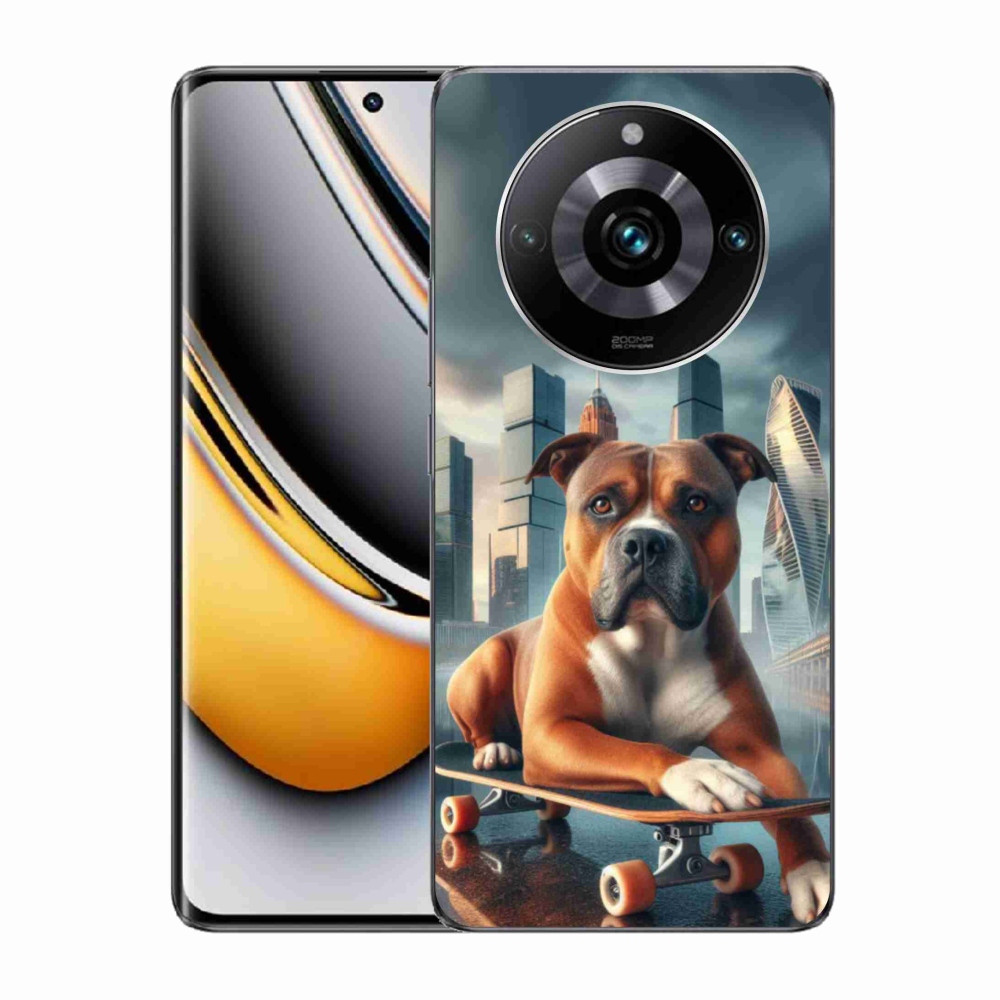 Gélový kryt mmCase na Realme 11 Pro/11 Pro+ - pes na skateboarde