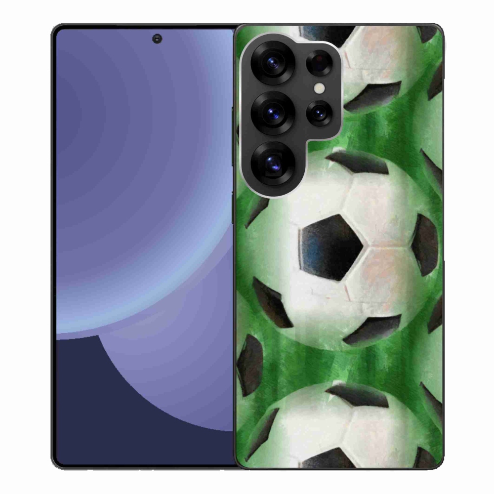 Gélový kryt mmCase na Samsung Galaxy S25 Ultra - futbalová lopta