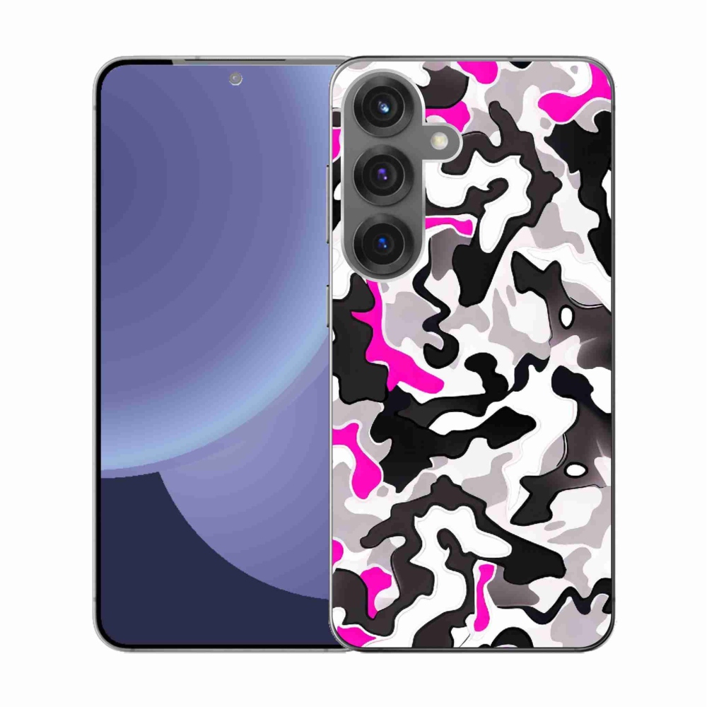 Gélový kryt mmCase na Samsung Galaxy S25 - maskáčový vzor 5