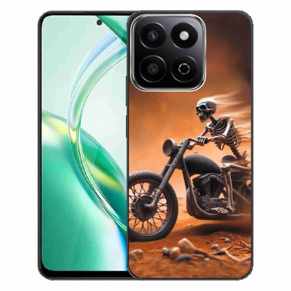 Gélový kryt mmCase na Honor 200 Smart 5G - kostra na motorke