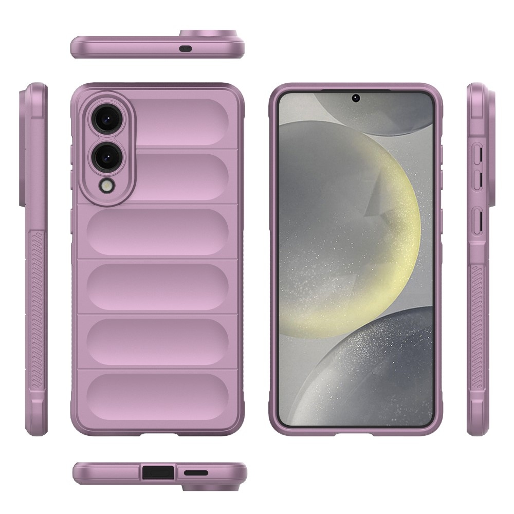 Rugg odolný gélový obal na Samsung Galaxy S25 Edge - svetlofialový