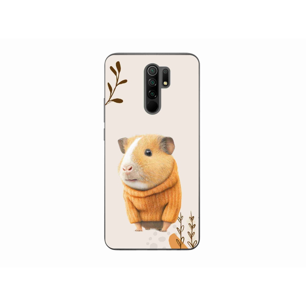 Gelový kryt mmCase na Xiaomi Redmi 9 - morče ve svetru