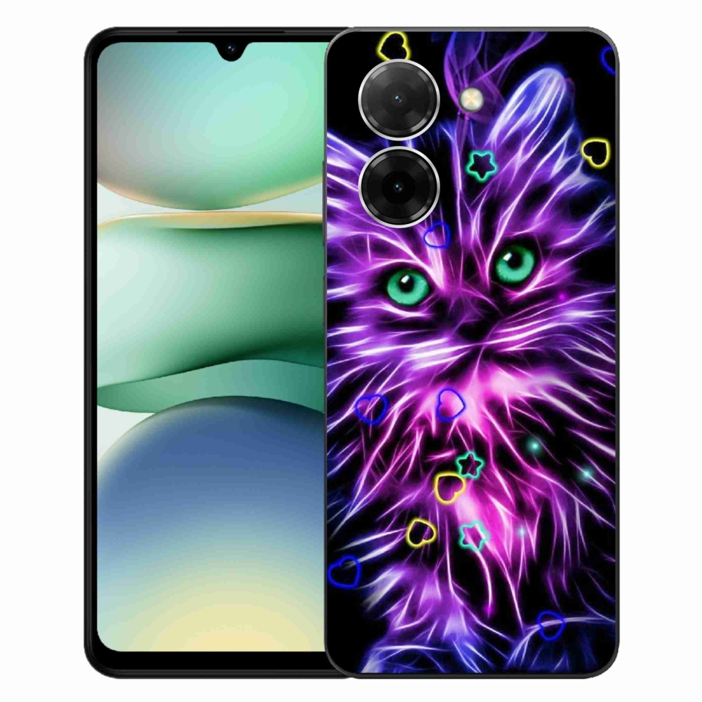 Gélový kryt mmCase na Xiaomi Redmi A5 (171.7x77.8x8.3mm) - abstraktná mačka