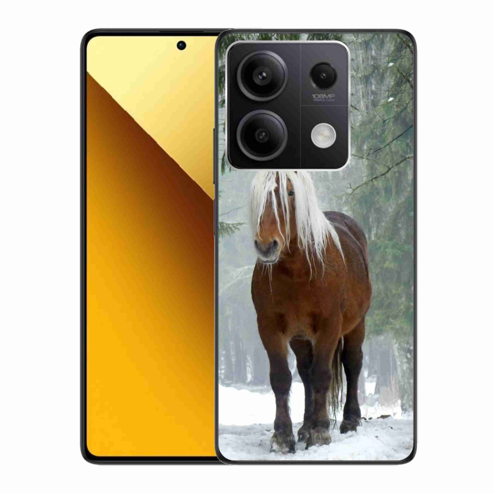 Gélový obal mmCase na Xiaomi Redmi Note 13 5G - kôň v lese