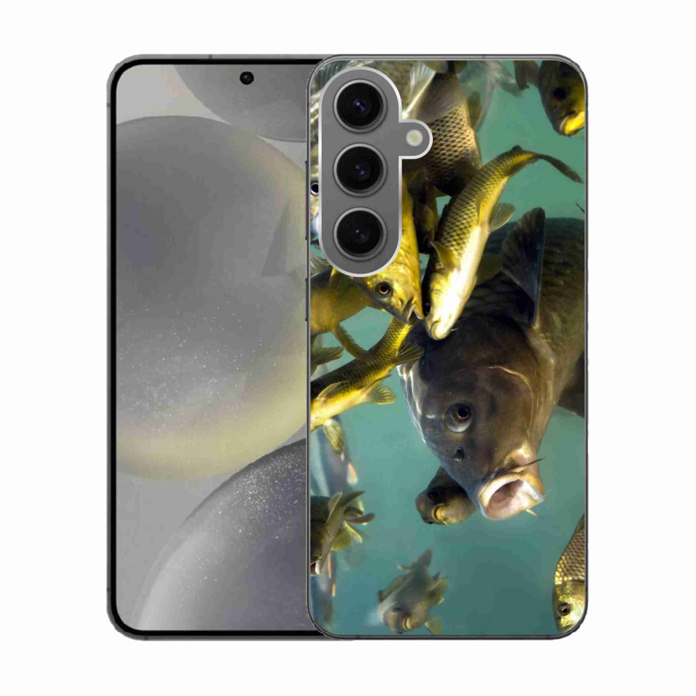 Gélový obal mmCase na Samsung Galaxy S24 - kŕdeľ rýb