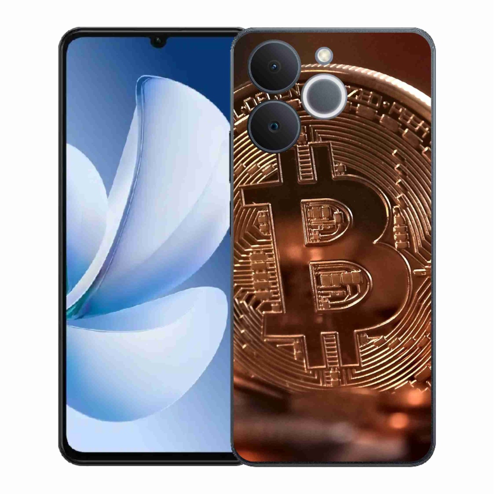 Gélový kryt mmCase na Realme Note 70T - bitcoin