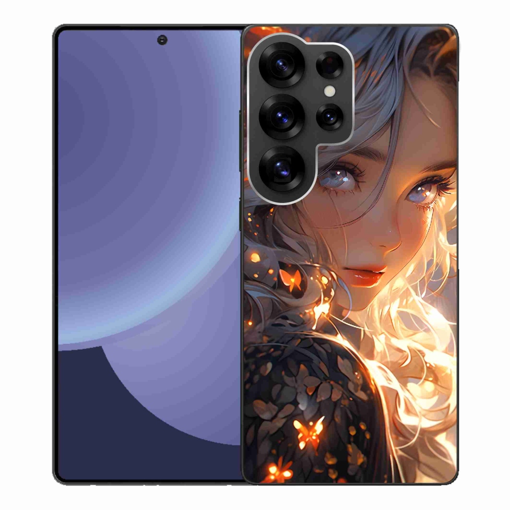 Gélový kryt mmCase na Samsung Galaxy S25 Ultra - dievča a motýle